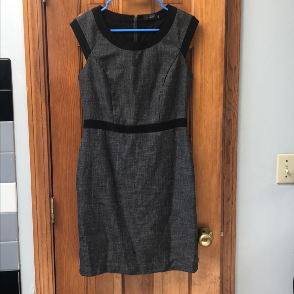Black sheath dress